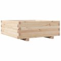 vidaXL Záhradný kvetináč 70x70x26,5 cm masívna borovica