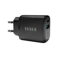 TESLA Power Charger T220 - duálna rýchlonabíjačka 25 W PD 3.0/PPS (čierna farba)