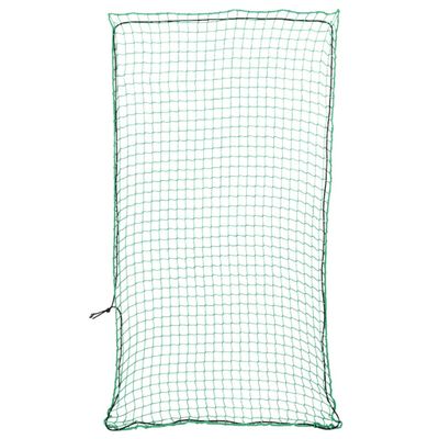 vidaXL Sieť na prívesný vozík s elastickým lanom, zelená 4x2 m, PP