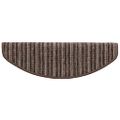 vidaXL Samolepiace schodové rohože 15 ks 65 x 21 x 4 cm Non-Slip Hnedá