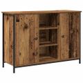 vidaXL Servírovacia skriňa Staré drevo 100 x 35 x 70 cm