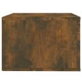 vidaXL Nástenný nočný stolík dymový dub 50x36x25 cm