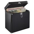 HAMA Hard case, kufrík na 50ks platní, čierny