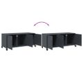 vidaXL TV skrinka antracit 100,5x39x43,5 cm oceľ