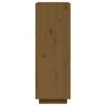vidaXL Knižnica/deliaca stena hnedá 60x35x103 cm masívna borovica