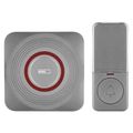 EMOS P5735SS GoSmart strieborný domový bezdrôtový zvonček do zásuvky s WiFi