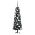 vidaXL Umelý vianočný stromček Zelená 120 cm PVC, plast a oceľ