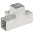 vidaXL Trámová spojka v tvare X 101x101 mm pozinkovaný kov
