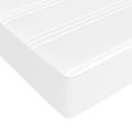 vidaXL Matrac s taštičkovými pružinami stredná tvrdosť biely 80x200x20 cm umelá koža