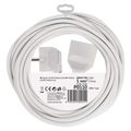 Rozšířovací kabel EMOS P0110 spojka 10 m, biely / PVC / 1 mm2