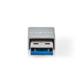 Adaptér NEDIS CCGB60925GY USB-A (M) - USB-C (F) 3.2 čierny