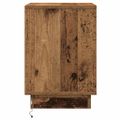vidaXL Nočný stolík 2 ks Staré drevo 39 x 34,5 x 50 cm