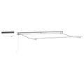 vidaXL Elektrická Retrakovateľná Markíza Svetlo šedá a biela 3 x 2 m