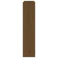 vidaXL Kryt na radiátor medový 210x21x85 cm masívna borovica