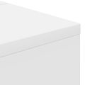 vidaXL Štúdiový stôl Biela 110 x 40 x 19,5 cm Kompozitné drevo