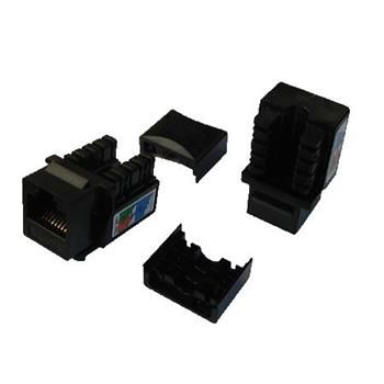DATACOM Keystone RJ45 UTP CAT5E (DUAL) MINI čierny