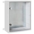 vidaXL Ovládacia skriňa Sivá 57 x 23 x 60 cm ABS plast
