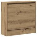 vidaXL Skriňa na topánky 60 x 21 x 57 cm Kompozitné drevo