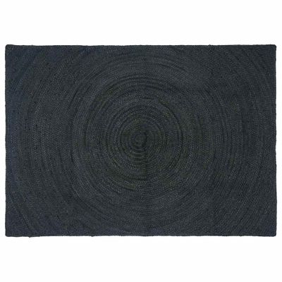 vidaXL Kusové koberce Tmavosivá 140 x 200 cm Juta