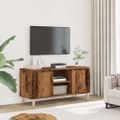 vidaXL TV skrinka lesklá staré drevo 102x35x50 cm spracované drevo
