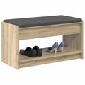 vidaXL Predsieňová lavica Sonoma dub 83 x 38 x 45 cm