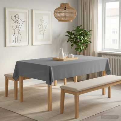 vidaXL Uterák na stôl 5 ks Svetlosivá 140 x 200 cm Polyester