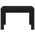 vidaXL Stolný futbal Čierny Dub 125 x 60,5 x 80 cm Kompozitné drevo