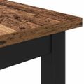 vidaXL stôl Staré drevo 100 x 50 x 76,5 cm Inžinierske drevo a oceľ