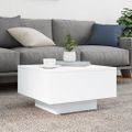 vidaXL Konferenčný stolík biely 55x55x31 cm kompozitné drevo