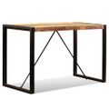 vidaXL Jedálenský stôl, recyklovaný masív 120 cm