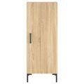 vidaXL Komoda dub sonoma 34,5x34x90 cm spracované drevo