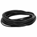 vidaXL Kožená šnúrka 1 Čierna Ø2,5 mm x 5 m Koža