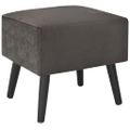 vidaXL Nočné stolíky 2 ks sivé 40x35x40 cm zamatové