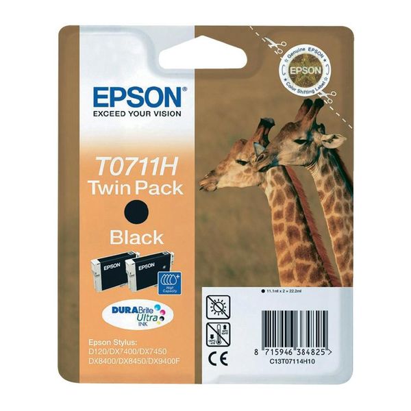 High Capacity Black (2x čierna) (T0711H)