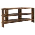 vidaXL RohováTVskriňa 102x40,5x45cm Dymová dub Kompozitné drevo
