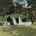 vidaXL Rodinný stan 14-miestny Zelená 185T Polyester s PU náterom