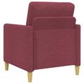 vidaXL Sofa s úložným priestorom Víno červené 72 x 78 x 87 cm