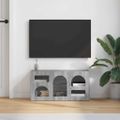 vidaXL TV skrinka ELST 80 x 35 x 40 cm Sivý Sonoma Kompozitné drevo