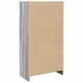 vidaXL Knižnica sivá sonoma 57x28,5x107,5 cm kompozitné drevo