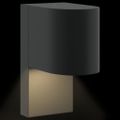 vidaXL Exteriérové nástenné svietidlo Čierna 12 x 7 x 15 cm