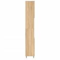 vidaXL Skrinka do kúpeľne dub sonoma 30x30x190 cm spracované drevo