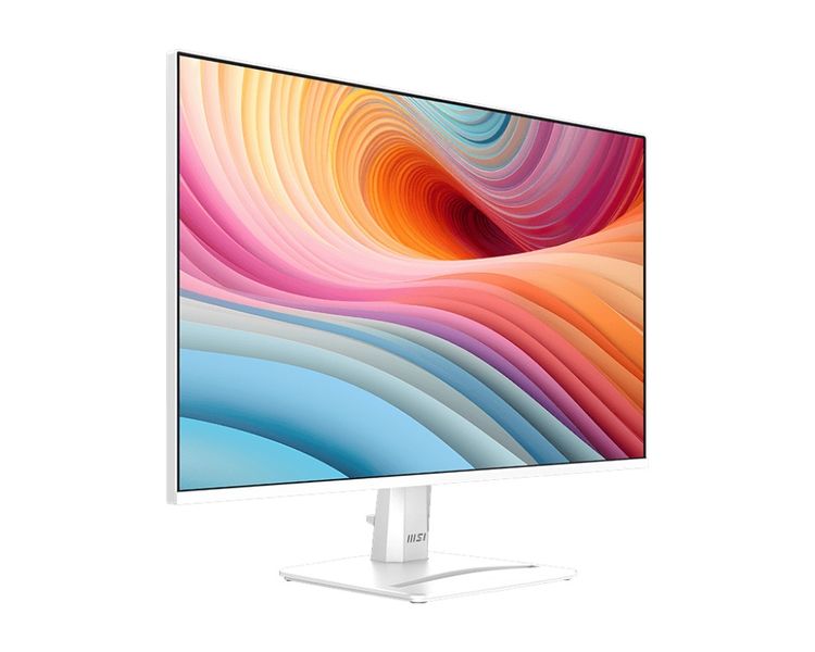 MSI Pro/MP275W E2/27"/IPS/FHD/120Hz/1ms/Bílá/3R Monitor, 27", IPS, 1920 × 1080 px, 120 Hz, Adaptive-Sync, HDMI 2.0, DisplayPort 1.2a, D-Sub, Anti-Flicker, 2× 2 W reproduktory, b