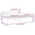 vidaXL Denná posteľ s matracom 80x200 cm masívna borovica