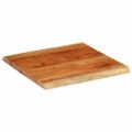 vidaXL Stolová doska 80x80x2,5 cm štvorcová masívna akácia živá hrana