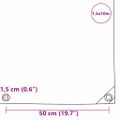 vidaXL Tarpaulin 650g / m² Hnedá 1,5 x 10 m Plátno s PVC povrchom