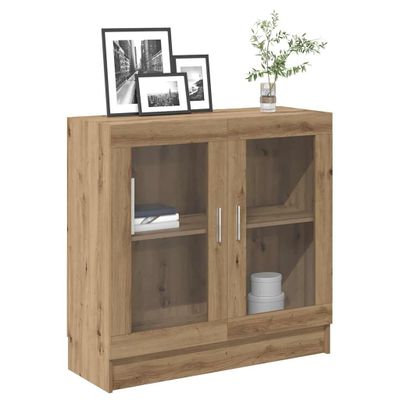 vidaXL Knižnica dub artisan 82,5x30,5x80 cm kompozitné drevo