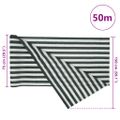 vidaXL Tieniaca sieť zeleno-biela 1,5x50 m HDPE 75 g/m²