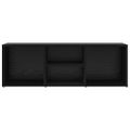 vidaXL Lavička na topánky 102 x 35 x 35 cm Kompozitné drevo Čierny dub