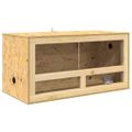 vidaXL Terárium Hnedá 80 x 40 x 40 cm OSB