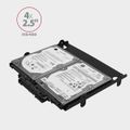 AXAGON RHD-435, kovový rámček pre 4x 2,5" alebo 2x 2,5" HDD/SSD a 1x 3,5" HDD do 5,25" pozície Rámček, interný, kovový, pre 4x 2,5" disk alebo 2x 2,5" + 1x 3,5" disk, do 5,25" pozície, čierny